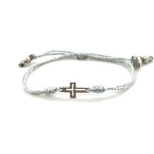 Adjustable Cross Bracelet (d)